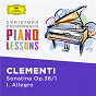 Album Clementi: Sonatina in C Major, Op. 36 No. 1: I. Allegro de Christoph Eschenbach